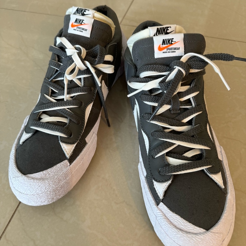 Nike Blazer Low x sacai Iron Grey